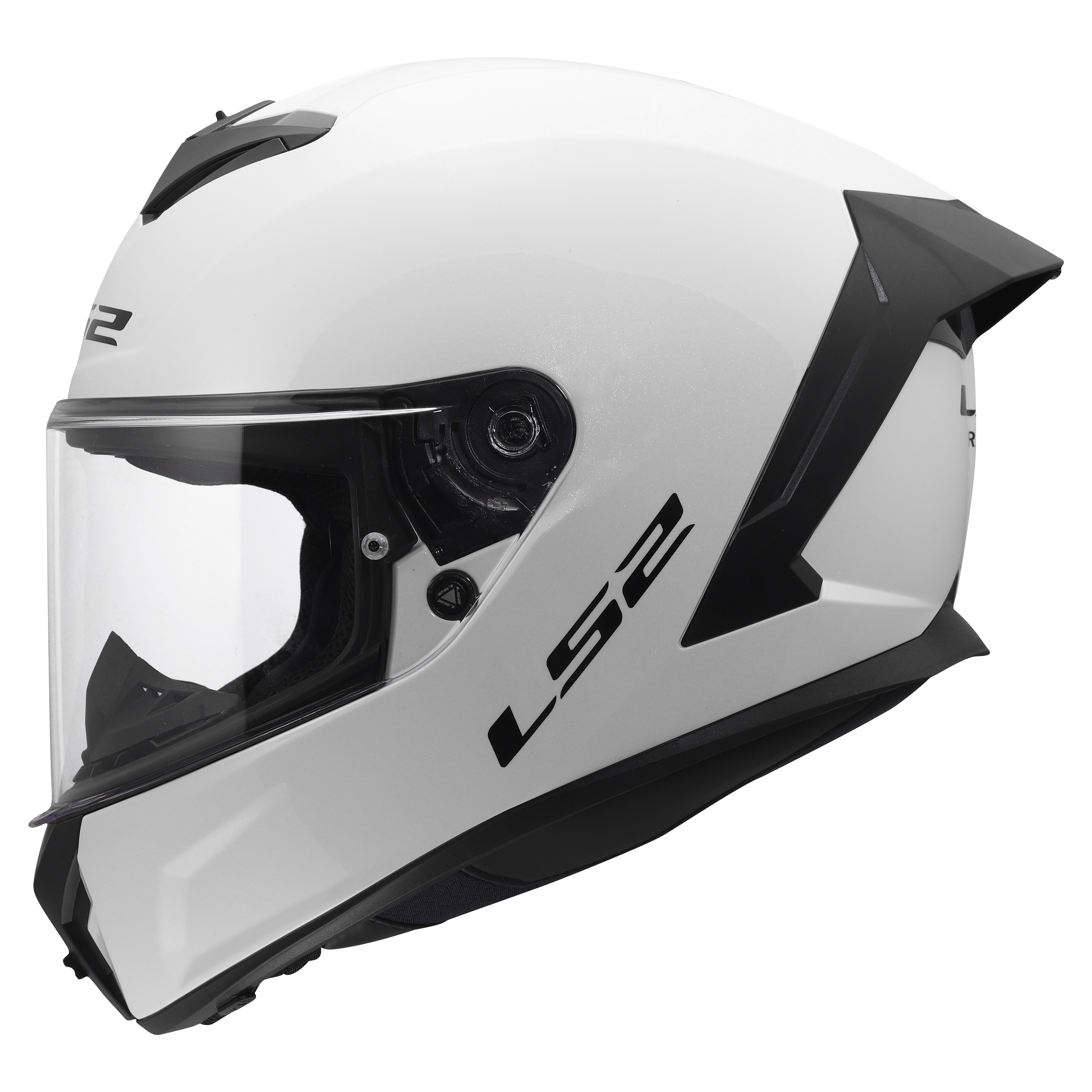 LS2 FF820 RAPID III SOLID GLOSS WHITE 168200002 (7)